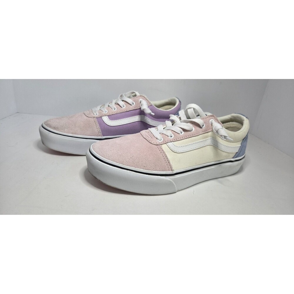 Vans Old Skool 80s Color Block G Sz 5.5 Shoes Blue, Green, Yellow, Purple W Sz 7